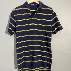 Blue and Gold Striped polo from Polo by Ralph Lauren (Men’s S)